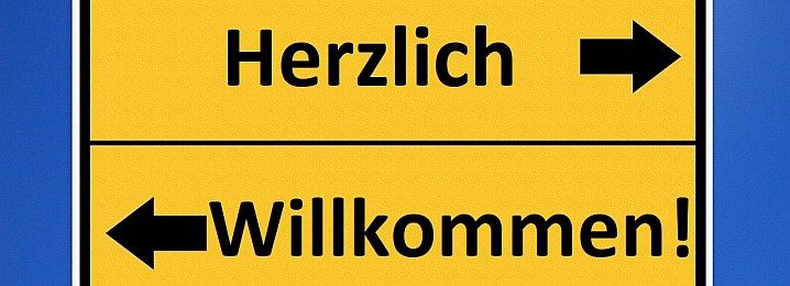 herzlich willkommen